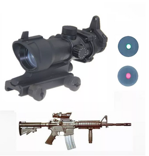 Holografica Acog Mira/*rojo Verde Paintball / Hiking Outdoor