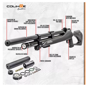 Rifle Pcp M25 / 9 Mm Calibre / Hiking Outdoor