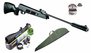 Rifle Nitropiston + Mira 24x50 Funda Poston / Hiking Outdoor