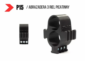 Abrazadera Rifle Pcp P35 / 3 Riel / Hiking Outdoor