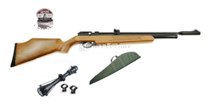 Ofertas Pack - Rifle pcp pr900w + funda + mira + postones