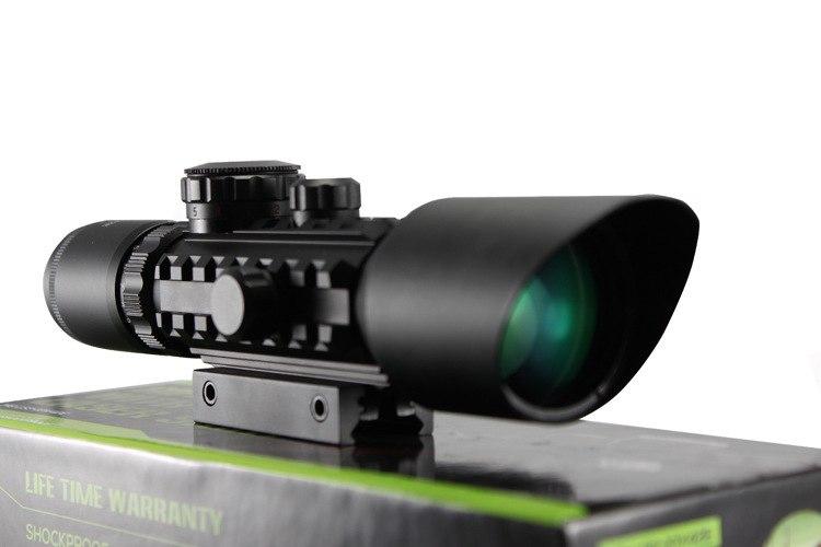 MIRA TELESCOPICA RIFLE SCOPE WITH LASER SIGHT 3-10X42