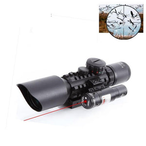 MIRA TELESCOPICA RIFLE - LASER SIGHT 3-10X42