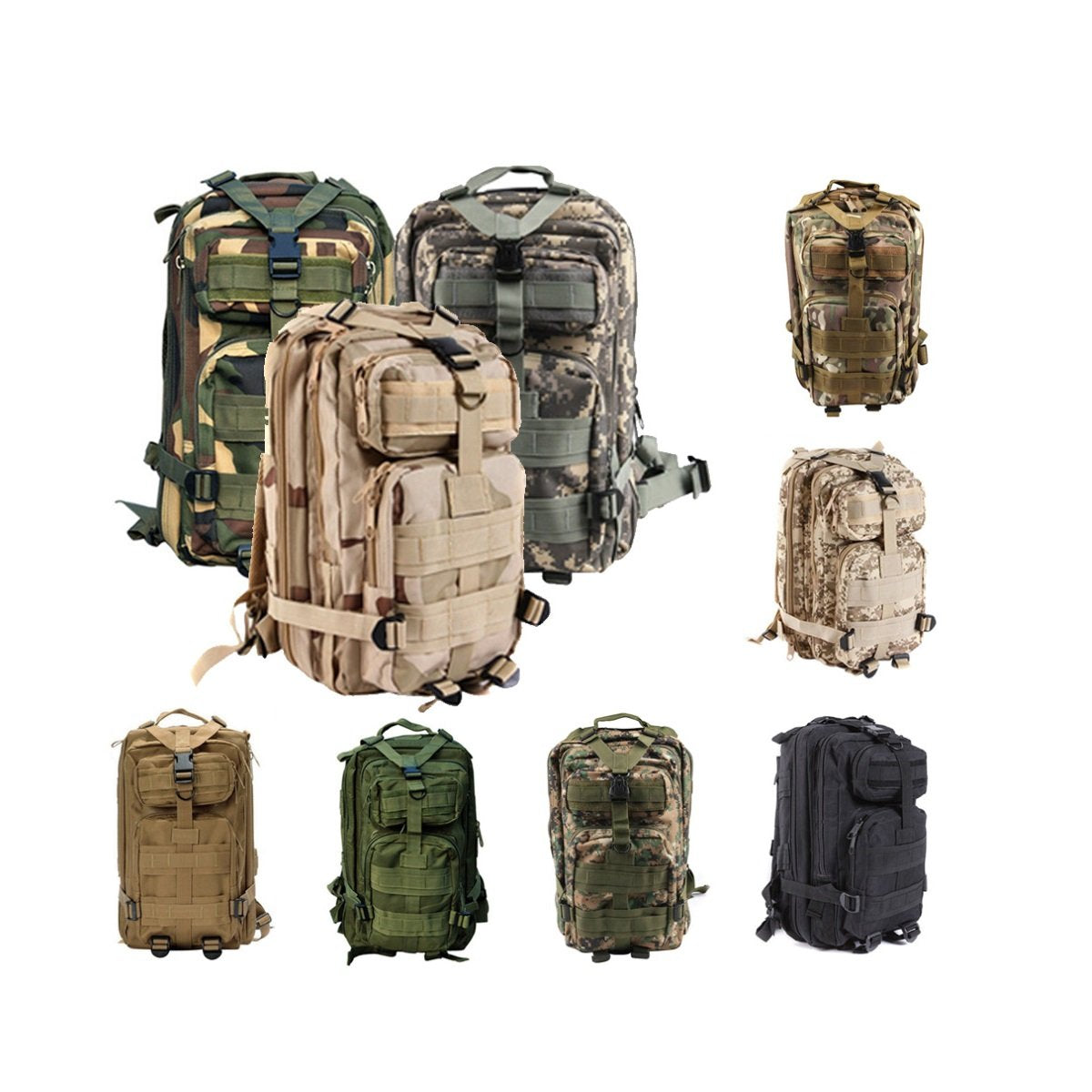 Mochila De Táctica Militar 30L Overfit Trekking Edition