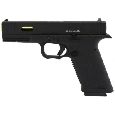 PISTOLA KWC GLOCK 17 - BLOWBACK - BALINES