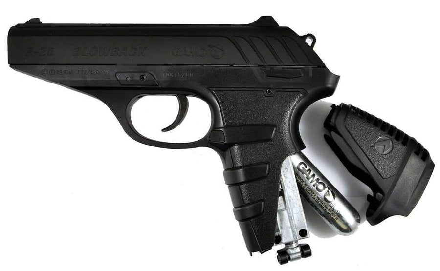 PISTOLA GAMO P-25 _ BLOWBACK 4,5 POSTON