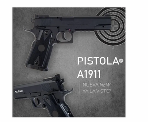 Pistola Apolo A1911 Co2 Polimero Calibre 4.5mm