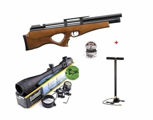 Ofertas Pack - Rifle pcp modelo p10 bullpup multitiro + Mira + Bombin y Poston