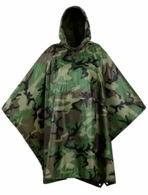 Poncho De Agua /impermeable Militar