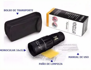 Monocular 16x52 Incluye Funda