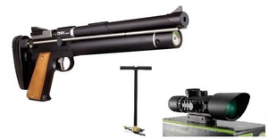 Pistola Pp750 Pcp Multitiro + Bombin + Mira