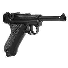 PISTOLA KWC LUGER P08 BALIN BLOWBACK CAL. 4.5