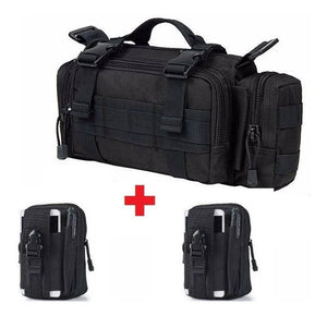 Bolso Poush Molle + Banano Tactico Militar