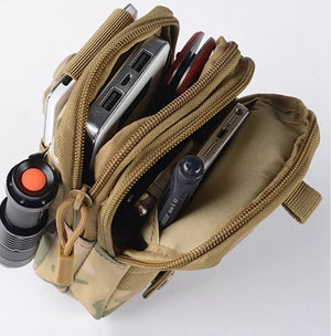 Bolso Poush Molle + Banano Tactico Militar