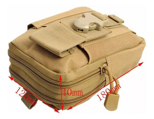 Bolso Poush Molle + Banano Tactico Militar