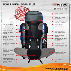 Mochila Nautika Gyzmo 50