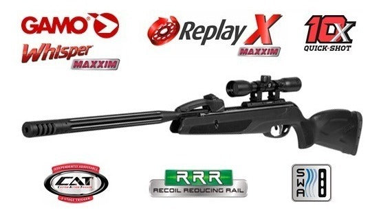 Rifle Gamo Replay 10 Max Igt + Funda + Mira